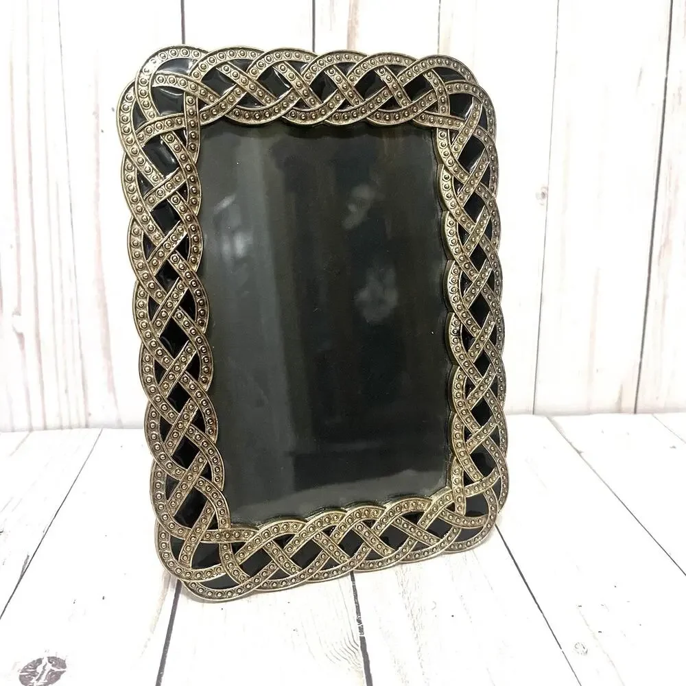 Papyrus Gold Celtic Knot Frame Gothic Boho Fairycore Dark Academia 4x6 Photo